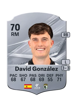 David González - 70 - Rare EA FC 27 card