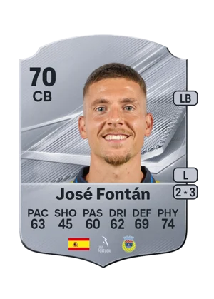José Fontán - 70 - Rare EA FC 27 card