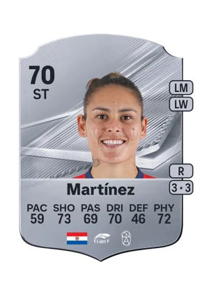 Martínez - 70 - Rare EA FC 27 card