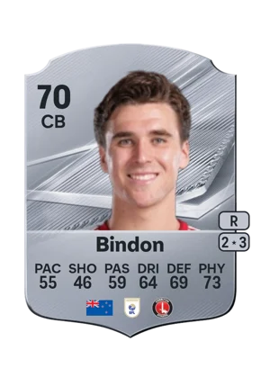 Bindon - 70 - Rare EA FC 27 card