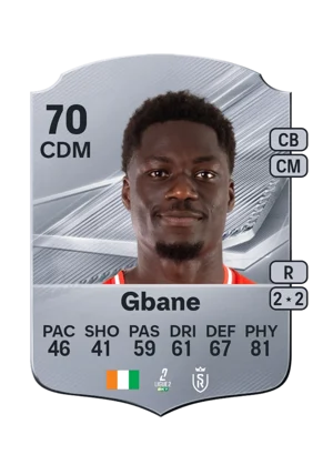Gbane - 70 - Rare EA FC 27 card