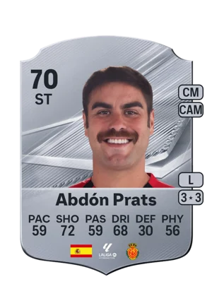 Abdón Prats - 70 - Rare EA FC 27 card