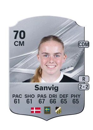 Sanvig - 70 - Rare EA FC 27 card