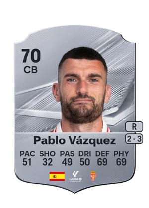 Pablo Vázquez - 70 - Rare EA FC 27 card