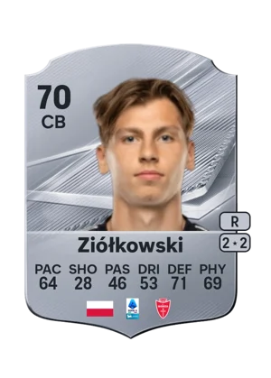 Ziółkowski - 70 - Rare EA FC 27 card