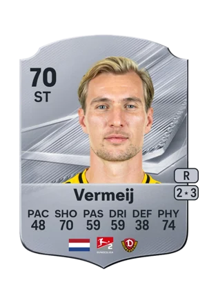 Vermeij - 70 - Rare EA FC 27 card