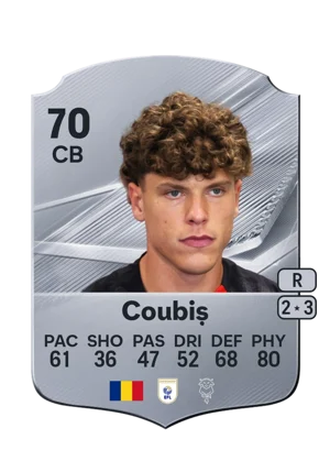 Coubiș - 70 - Rare EA FC 27 card