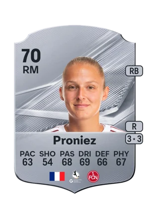 Proniez - 70 - Rare EA FC 27 card