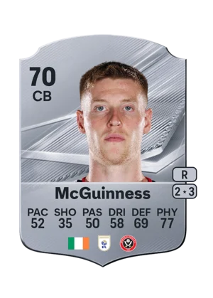 McGuinness - 70 - Rare EA FC 27 card