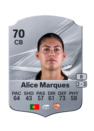 Alice Marques - 70 - Rare EA FC 27 card