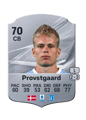 Provstgaard - 70 - Rare EA FC 27 card