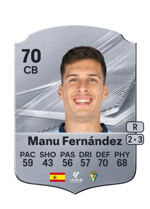 Manu Fernández - 70 - Rare EA FC 27 card
