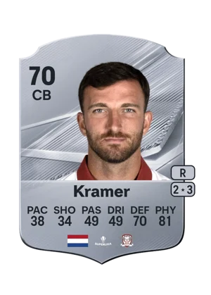 Kramer - 70 - Rare EA FC 27 card