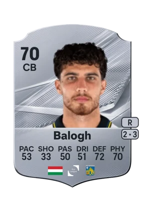 Balogh - 70 - Rare EA FC 27 card