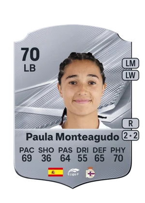 Paula Monteagudo - 70 - Rare EA FC 27 card