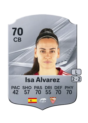 Isa Álvarez - 70 - Rare EA FC 27 card