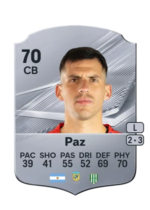 Paz - 70 - Rare EA FC 27 card