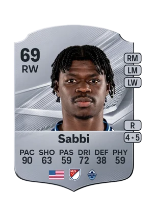 Sabbi - 69 - Rare EA FC 27 card