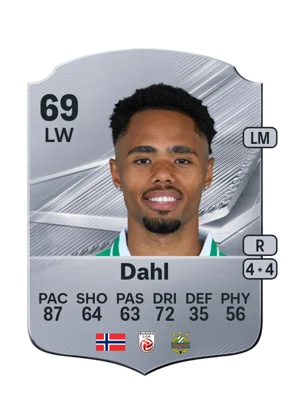 Dahl - 69 - Rare EA FC 27 card
