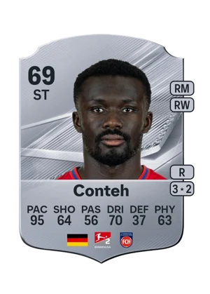 Conteh - 69 - Rare EA FC 27 card
