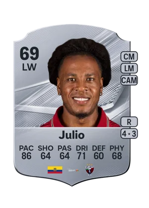 Julio - 69 - Rare EA FC 27 card