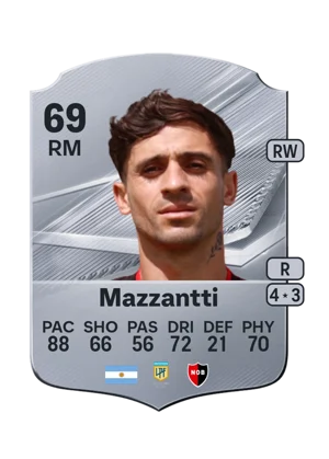 Mazzantti - 69 - Rare EA FC 27 card