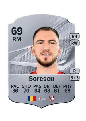 Sorescu - 69 - Rare EA FC 27 card