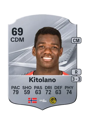 Kitolano - 69 - Rare EA FC 27 card