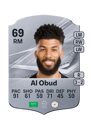 Al Obud - 69 - Rare EA FC 27 card