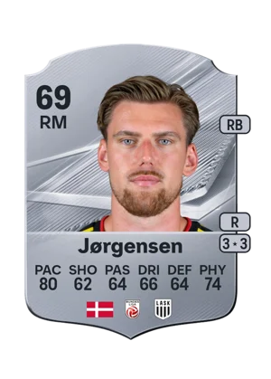 Jørgensen - 69 - Rare EA FC 27 card