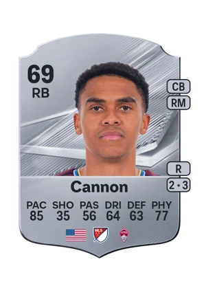 Cannon - 69 - Rare EA FC 27 card