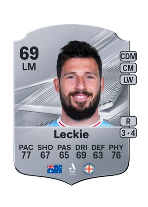 Leckie - 69 - Rare EA FC 27 card