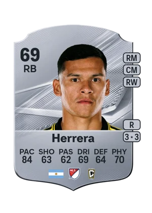 Herrera - 69 - Rare EA FC 27 card
