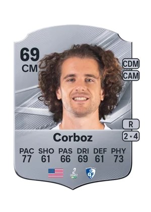 Corboz - 69 - Rare EA FC 27 card