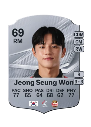 Jeong Seung Won - 69 - Rare EA FC 27 card