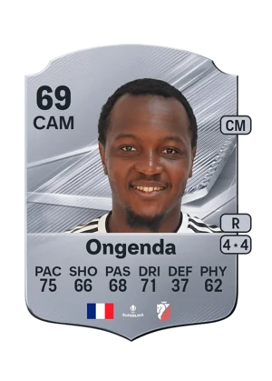 Ongenda - 69 - Rare EA FC 27 card