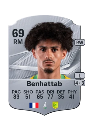 Benhattab - 69 - Rare EA FC 27 card