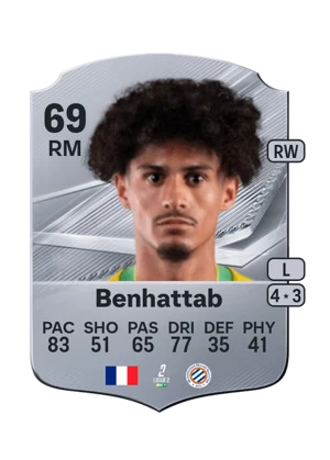 Benhattab - 69 - Rare EA FC 27 card