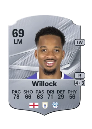 Willock - 69 - Rare EA FC 27 card