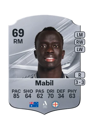 Mabil - 69 - Rare EA FC 27 card
