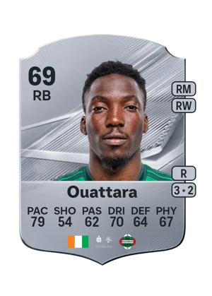 Ouattara - 69 - Rare EA FC 27 card