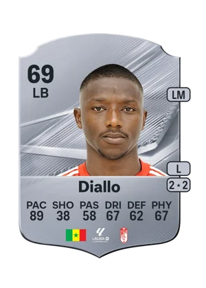Diallo - 69 - Rare EA FC 27 card