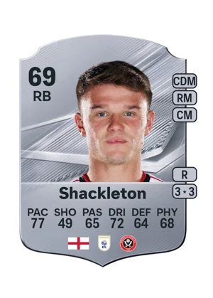 Shackleton - 69 - Rare EA FC 27 card