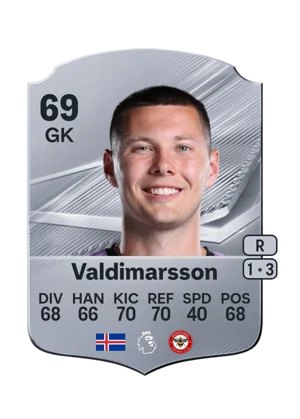 Valdimarsson - 69 - Rare EA FC 27 card