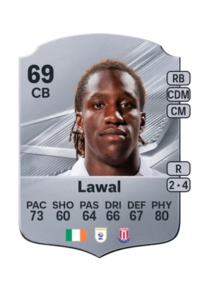 Lawal - 69 - Rare EA FC 27 card