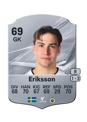 Eriksson - 69 - Rare EA FC 27 card