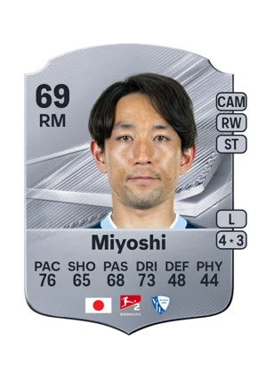 Miyoshi - 69 - Rare EA FC 27 card