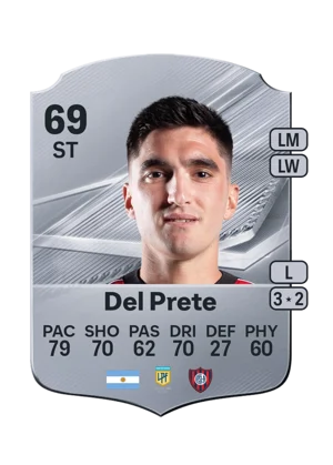Del Prete - 69 - Rare EA FC 27 card