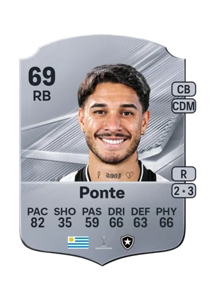 Ponte - 69 - Rare EA FC 27 card