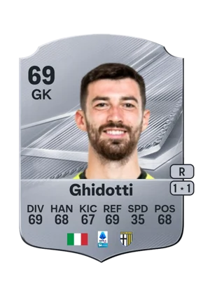 Ghidotti - 69 - Rare EA FC 27 card